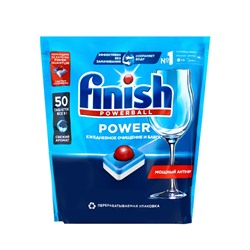 Таблетки для посудомоечных машин Finish All in1 Shine&Protect, 50 шт.