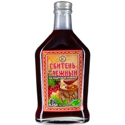 Сбитень Таежный с кедровой живицей 0,25 л.стекло