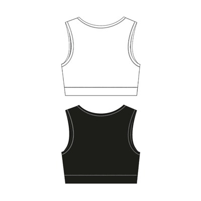 Топ трикотажный для девочек, 2 шт в комплекте