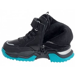 R188665936BK черн Ботинки деми для мальчиков (27-32)/8