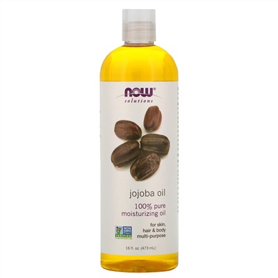Now Foods, Решения, масло жожоба, 473 мл