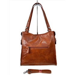 Женская сумка  из искусственной кожи, цвет рыжий