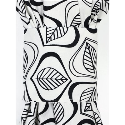 Шторы для кухни «Этель» Leaves, 149×180 см - 2 шт., подхваты - 2 шт., 100% хлопок