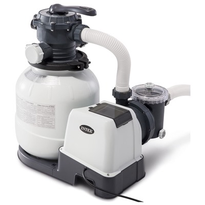 УЦЕНКА Бассейн каркасный Ultra XTR Frame, 549×274×132 см, песчаный фильтр-насос, лестница, тент, подстилка, 26356NP INTEX