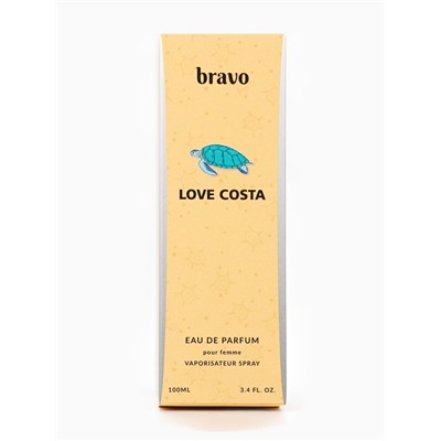 Парфюмерная вода женская Bravo Love Costa, 100 мл (по мотивам Lacoste Pour Femme (Lacoste)