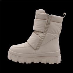 Дутики Q853-2 бежевые