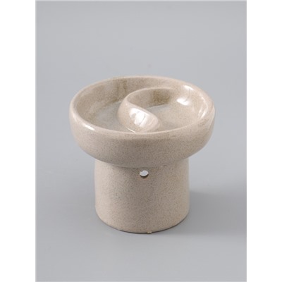 УЦЕНКА Аромалампа керамика "Меридиан" белый песок 11,5х11,5х10 см