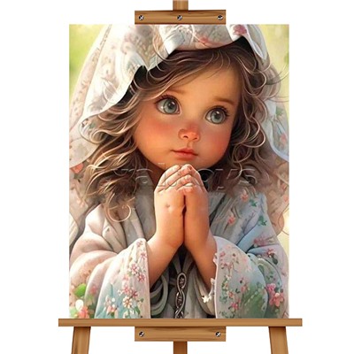 Мозаика алмазная "Милая девочка" 30*40см.