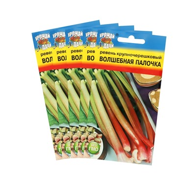 Семена Ревень крупночерешковый "Волшебная палочка", набор 5 шт