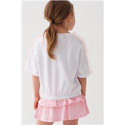 Джемпер трикотажный для девочек (футболка) PLAYTODAY, 1240022