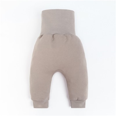 Ползунки - штанишки «Крошка Я» BASIC LINE, рост 62-68 см, бежевые