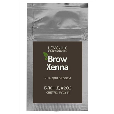 BrowXenna Хна для бровей, блонд №202, 6 г KRISTALLER, 1107982