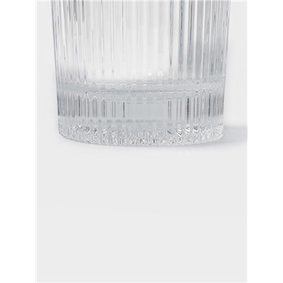 Стаканы для виски Magistro «Страйп», 300 мл, 8.75×9.25 см, набор 6 шт., стекло, прозрачные