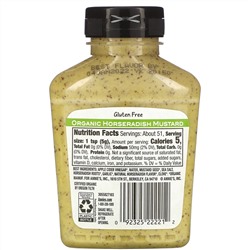 Annie's Naturals, Горчица из хрена, Органический продукт 9 унций (255 г)