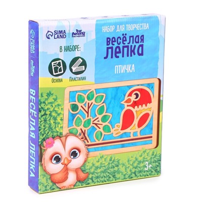 Пластилиновые картинки «Птица», 21×15 см