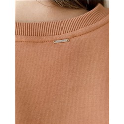 Свитшот из премиального футера трехнитки с начесом