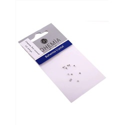 BHM Professional Bohemia Professional Стразы для ногтей, черно-серебристый, 12 шт. 1271