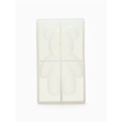 Набор для создания брелока из эпоксидной смолы «Мишка» с поталью