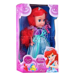 Кукла 25 см озвуч, Ариэль, свет (амулет, рук и ноги сгиб, акс)