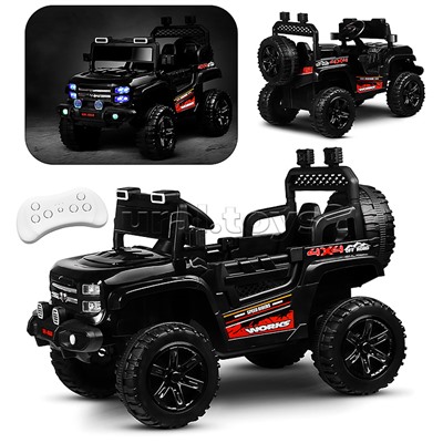 Электромобиль детский "Покоритель гор" (цвет черный)