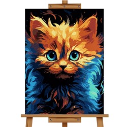 Набор для рисования "Картина по номерам 30х20 см. Кисуня"