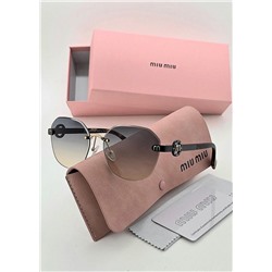 Набор женские солнцезащитные очки, коробка, чехол + салфетки #22931376