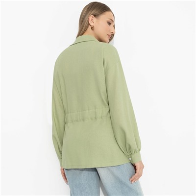 Жакет в стиле сафари, Чистый стиль (фисташка)