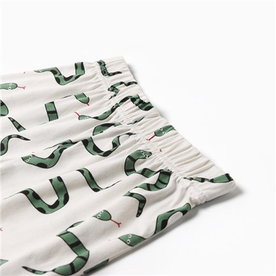 Пижама новогодняя женская (футболка и брюки) KAFTAN «Змеи» размер 40-42