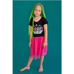 Платье 22764 Barbie кор. рукав