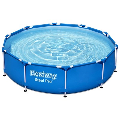 УЦЕНКА Бассейн каркасный Steel Pro, 305×76 см, фильтр-насос, круглый, 56679 Bestway