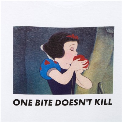 Футболка «Белоснежка» Принцессы oversize, белая