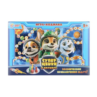 Настольная игра-ходилка "Суперщенки в космосе"
