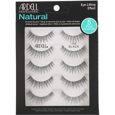 Ardell, Natural, Lash #110, 5 Pairs