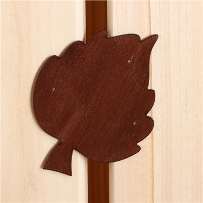 Абажур для бани и сауны «Лист», деревянный, настенный, «Добропаровъ»