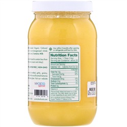Pure Indian Foods, Органическое гхи из сквашенных сливок и молока от коров, питающихся травой, 425 г