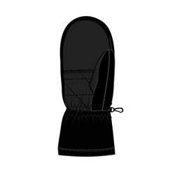 Варежки текстильные для девочек