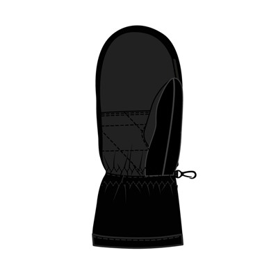 Варежки текстильные для девочек