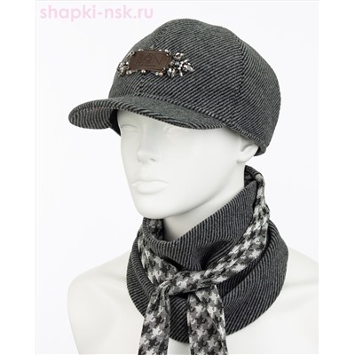 Дана стразы Комплект (бейсболка+бактус) (57-59)