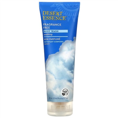 Desert Essence, Органический Гель для Душа, Без Отдушек 8 жидких унции (237 мл)