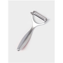 Овощечистка горизонтальная Доляна Redline, 6.5×14.7 см, нержавеющая сталь, красная