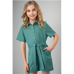 Льняной комбинезон для девочки Happyfox