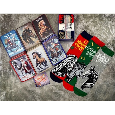 Носки новогодние набор