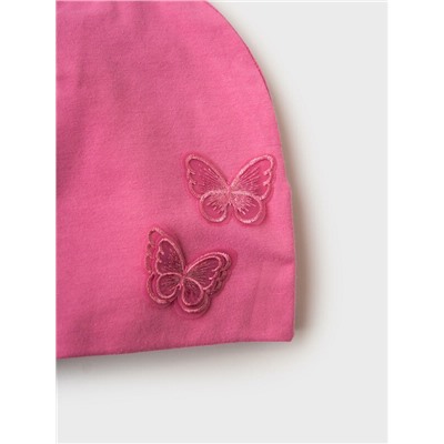 Шапка детская трикотажная для девочек, 2 шт в комплекте