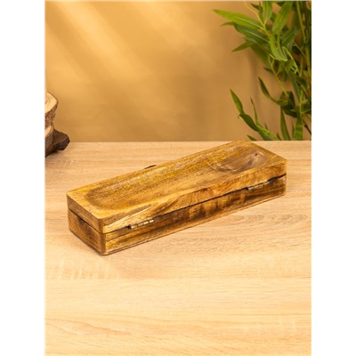 Подставка под благовония с хранением «Футляр», 31×10×5.5 см, дерево шишам