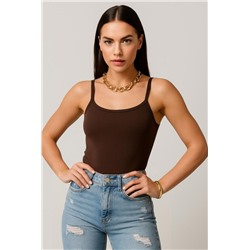 Майка женская 14437/1 (Шоколад)