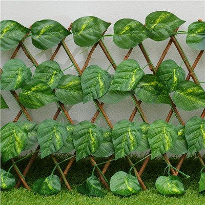Ограждение декоративное, 35×120 см, «Лист берёзы», Greengo