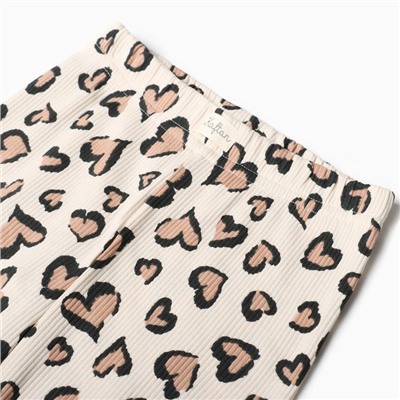 Пижама детская (футболка и брюки) KAFTAN Leo love, размер 32 (110-116 см)