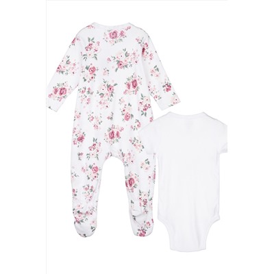 Комплект (Боди+Комбинезон) PLAYTODAY, 1074235