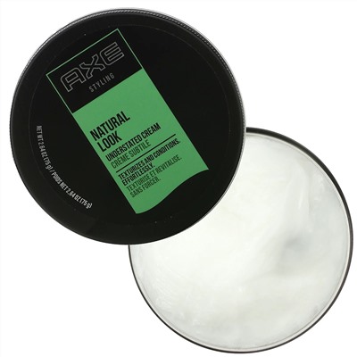 Axe, Natural Look, Understated Cream, крем для укладки волос, 75 г (2,64 унции)