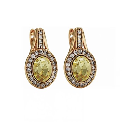 Серьги с кристаллами Swarovski